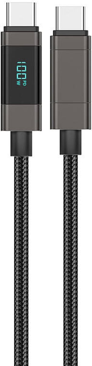 Foneng Usb-C Naar Usb-C Kabel 100W Voor Telefoons Laptop Snel Opladen 1M