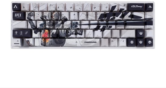 Higround Basecamp War Machine - Bedraad - 65% - TTC Venus switches - Hotswap - Qwerty - ANSI - RGB verlichting - Wit