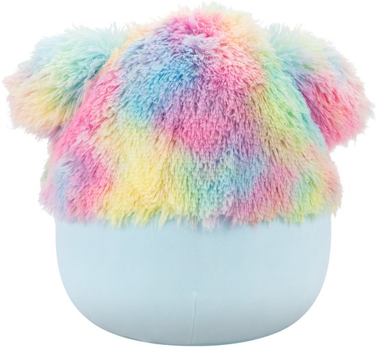 Squishmallows - Medium Plush 30cm Zozo - Rainbow And Blue Bigfoot Wrapped W/Flower Stems