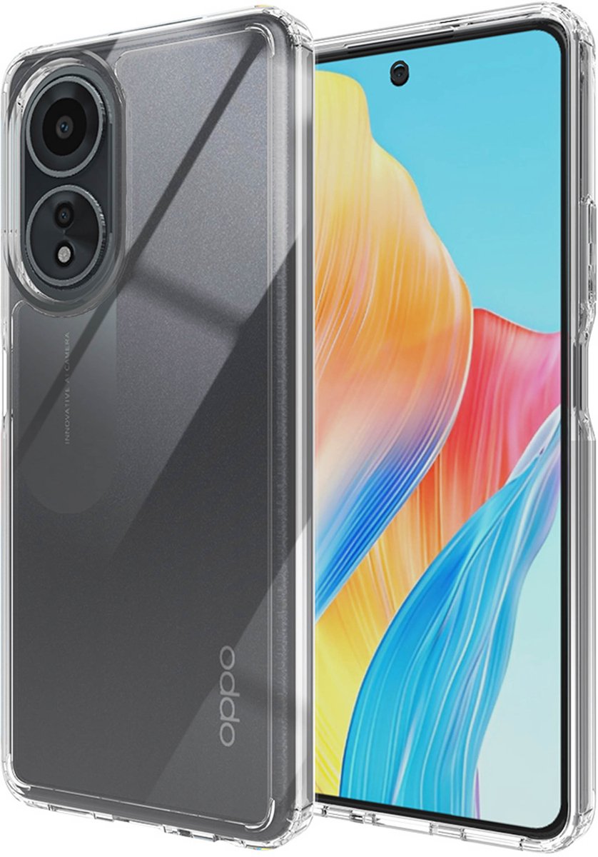 Accezz Hoesje Geschikt voor Oppo A58 Hoesje - Accezz Xtreme Impact Backcover 2.0 - Transparant