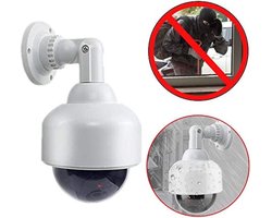 Dummy camera buiten - Nepcamera met led - beveiligingscamera nep - schrikmiddel camera - outdoor dummy cam - realistische nepcamera - namaak camera - cctv dummy met led - waterdichte dummy camera