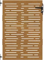vidaXL - Poort - 85x150 - cm - vierkant - cortenstaal