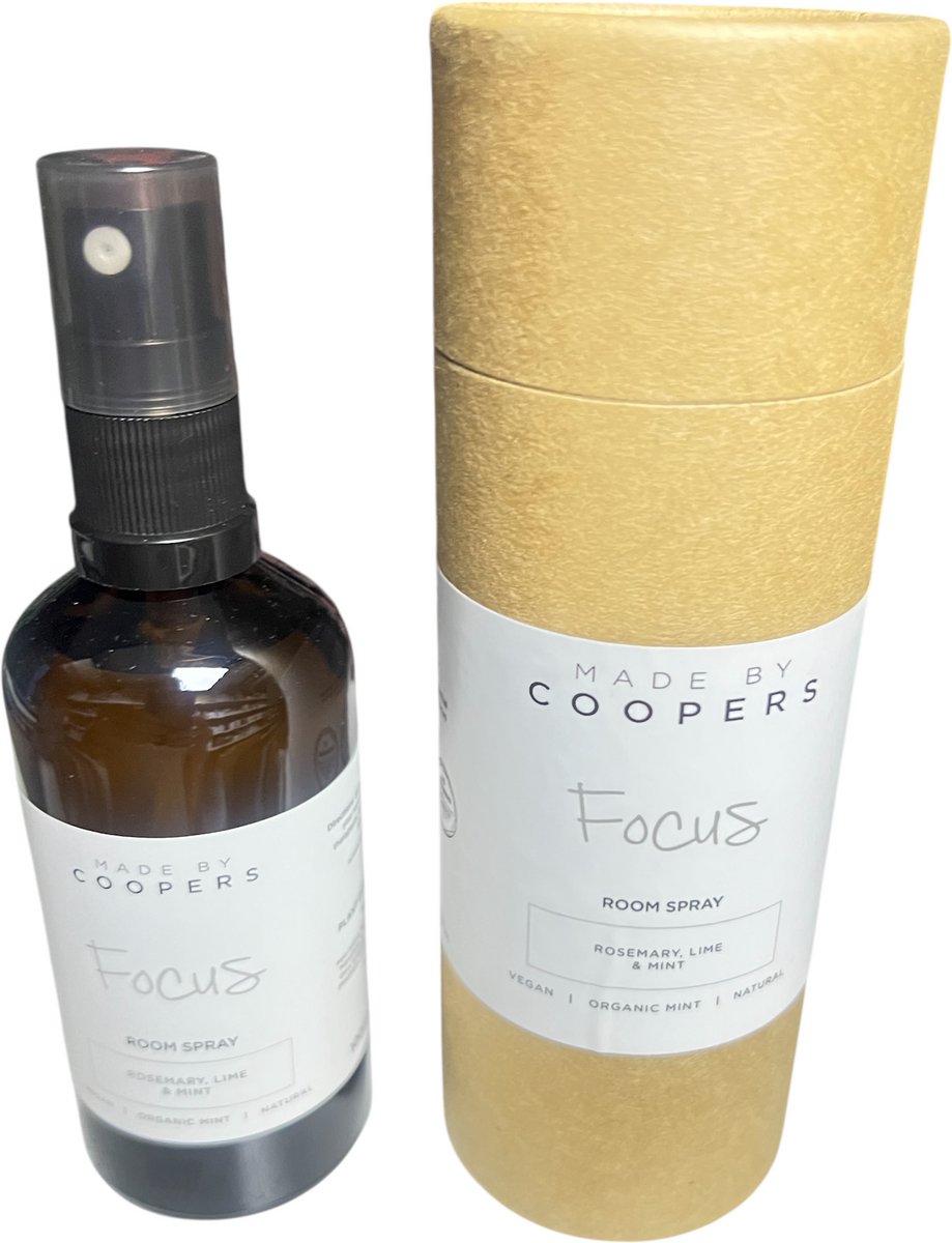 Coopers Room Spray Focus 100 ml Rosemary Lime & Mint