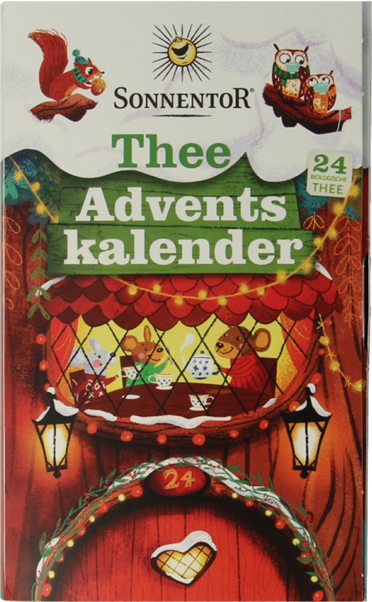 Sonnentor Advent kalender thee bio 24 Stuks