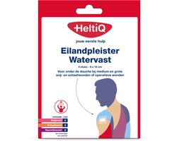Heltiq Watervast - 9 x 10 cm - 4 - Pleisters - 4 stuks