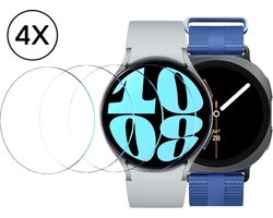 Screenprotector geschikt voor Samsung Galaxy Watch 4 / 5 / 6 / 7 / 8 40mm - Screen Protector - Podec - 4 Stuks