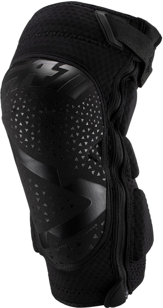 Leatt 3DF 5.0 Zip Zwarte Motocross Kniebeschermers -