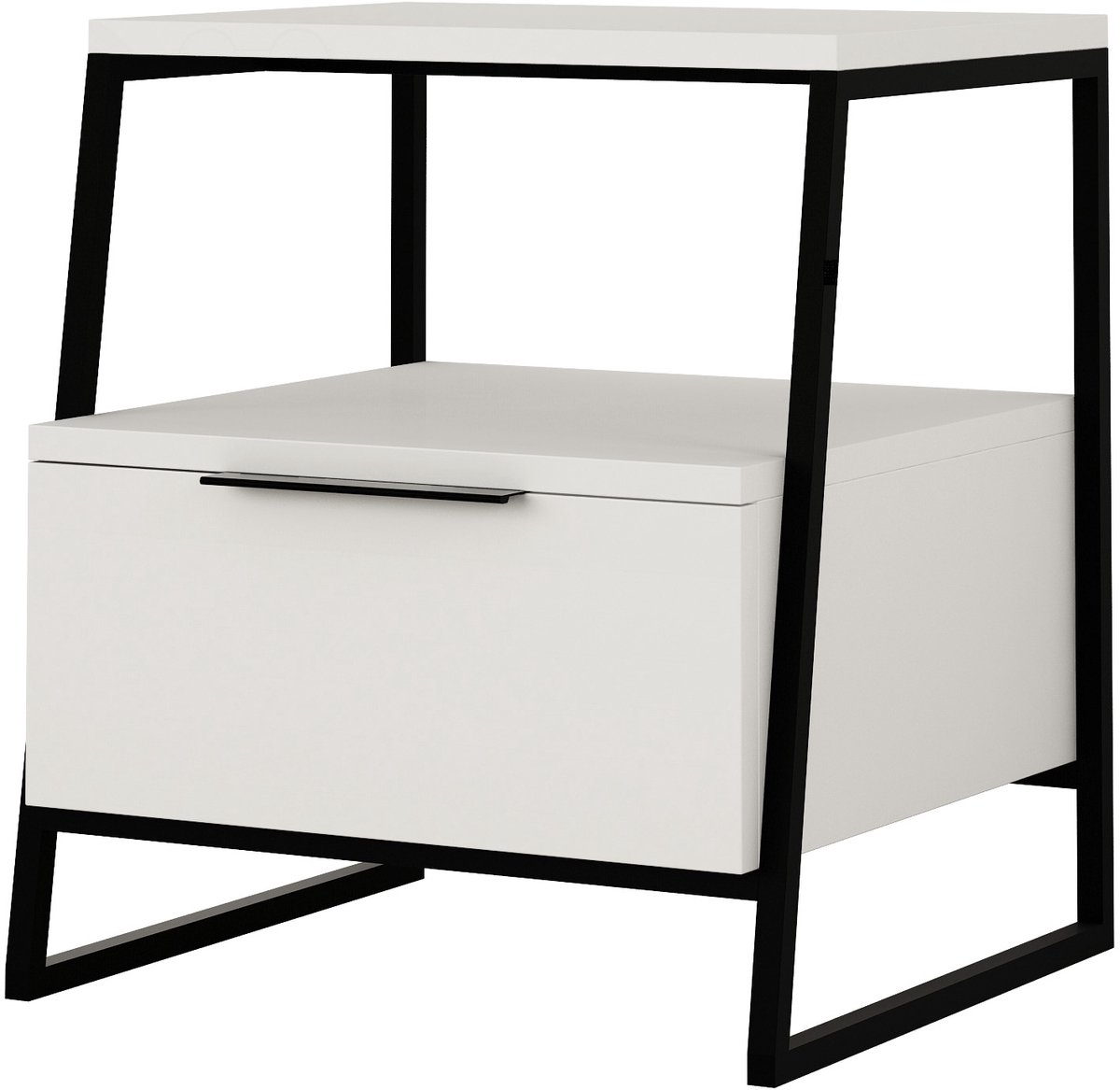 Hocus Picus Nachtkastje met 1 Lade - Wit - 45x40x50 cm