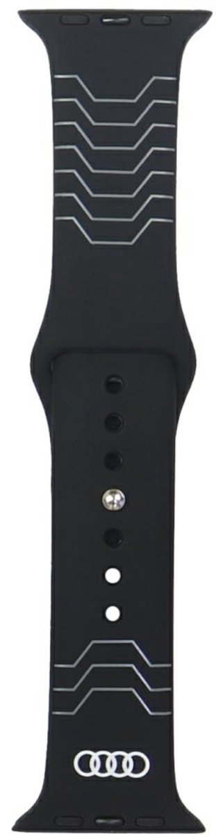 Audi-Band Voor Apple Watch 44 45 46 49 Mm Met Siliconen Geometrisch Patroon