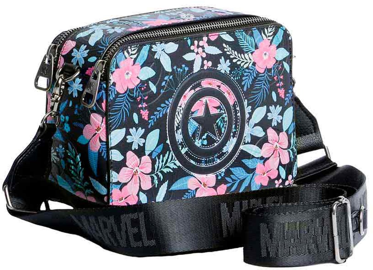 Karactermania - Marvel - Captain America - Spring - IBiscuit Schoudertas - Handtas - Crossbody Tas