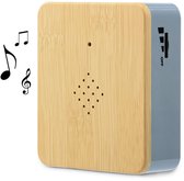Hom&Com – Boîte sonore pour oiseaux avec détecteur de mouvement – Son naturel des oiseaux – Effet sonore automatique – Design élégant pour une utilisation en intérieur