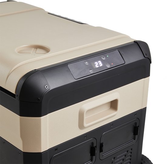 Evolar Elektrische Koelbox - 35L - 12V/230V - Met Wielen & Hendel - Khaki van Merkloos — afbeelding 5