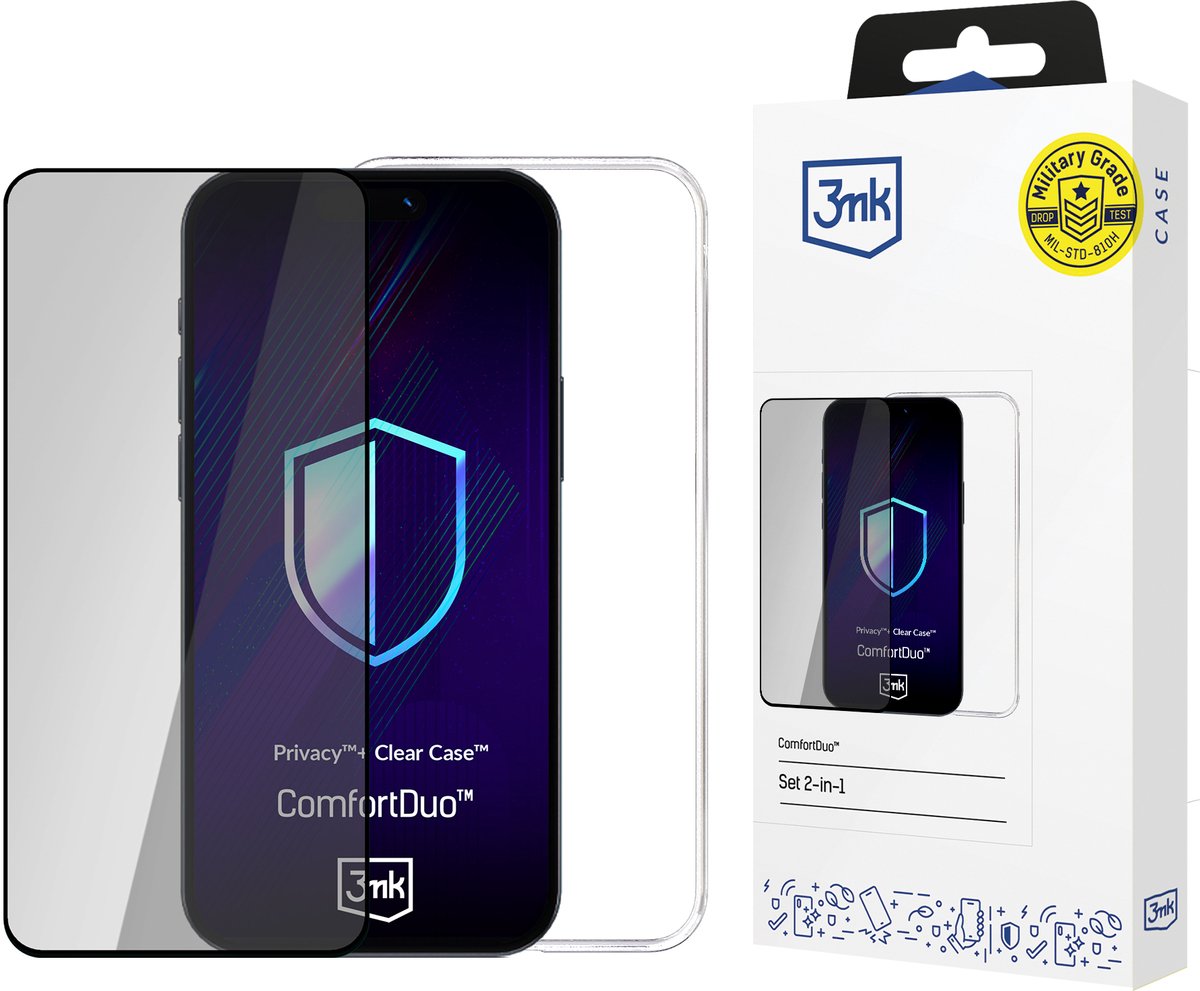 Apple Iphone 16 Pro - 3Mk Comfortduo Privacy Clear