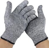 Brevanza Snijbestendige handschoenen, kettinghandschoenen, snijbestendige handschoenen, keuken, niveau 9, snijhandschoenen roestvrij staal, oesterhandschoenen, keukenhandschoenen snijbestendig met