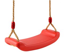 Kruzzel schommel - rood - kunststof - voor kinderen - weersbestendig
