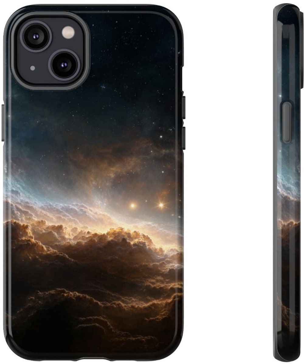 Kosmische Nevel en Sterren – Telefoonhoesje Geschikt voor iPhone 14 Plus