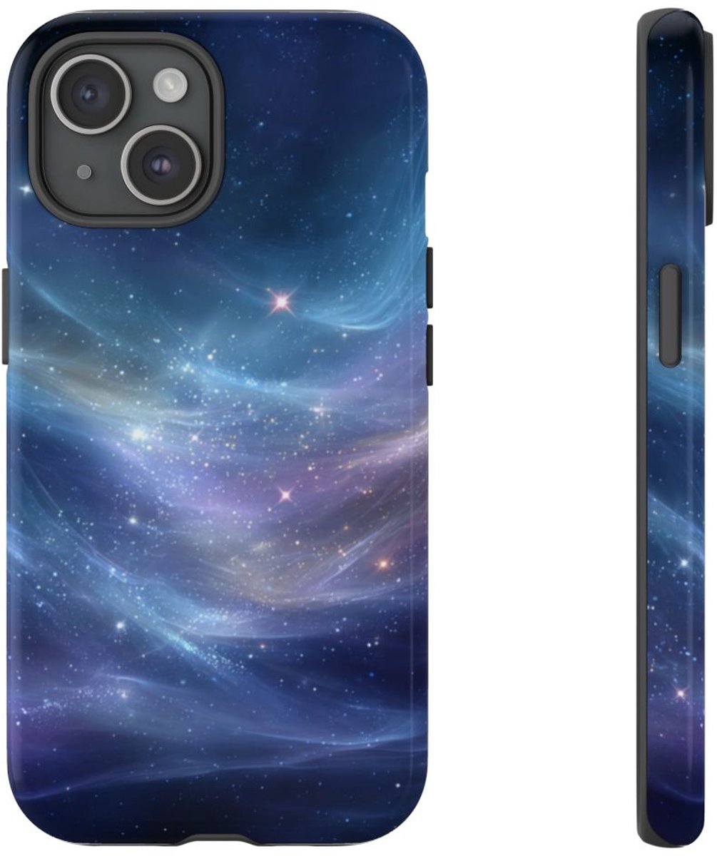 Sprookjesachtige Kosmische Nevel – Telefoonhoesje Geschikt voor iPhone 15