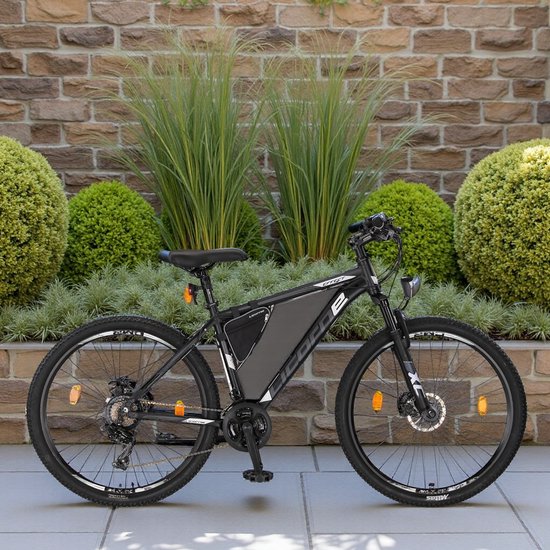 Tribe Adventure Pro 27,5 inch Mountainbike - Aluminium Unisex MTB voor Volwassenen - 21 Shimano Versnellingen - Dubbele Schijfremmen - Verende Voorvork - Offroad & Stadsfiets - Compleet met Verlichting, Frametas & Gereedschap - Zwart/Wit van Merkloos — afbeelding 4