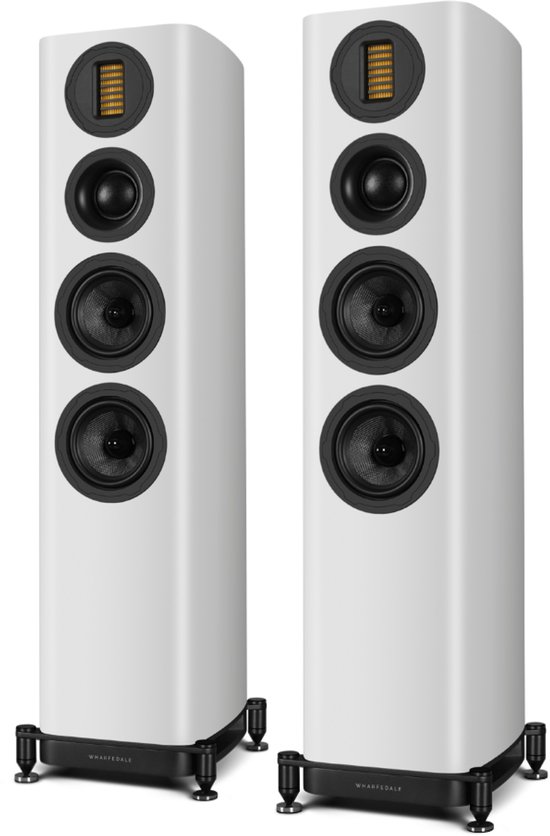 Wharfedale EVO 5.3 Vloerstaande Speakers - Hifi Stereo Set - Passieve Speaker - 3-Weg Luidsprekers - Wit