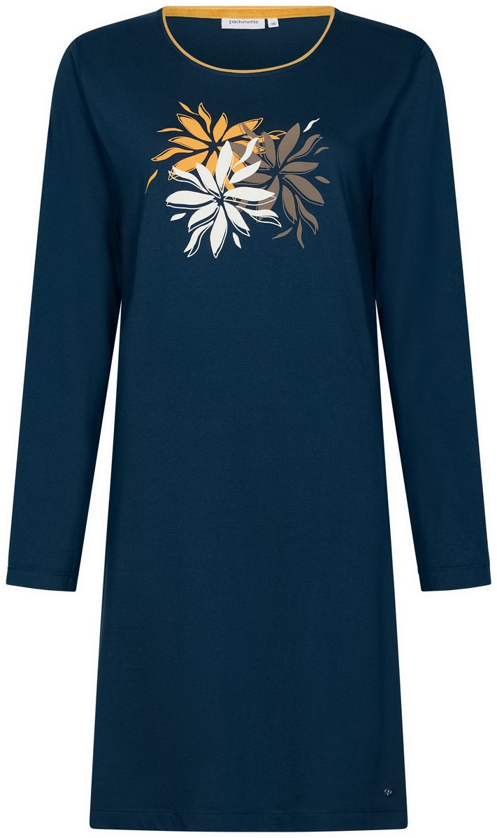 Pastunette Moonlite - Nachthemd - Bio Katoen - Blauw