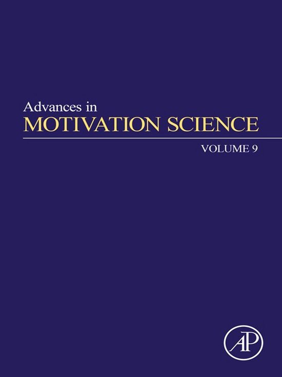 Advances in Motivation Science 9 - Advances in Motivation Sc ... - cover