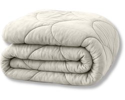 Y-NOT® - Velvetbed Pearl White 200x200 - Wasbaar - geen overtrek nodig