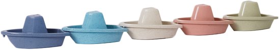 Speelgoedtopdeals - BIOplastic Badspeelgoed bootjes 5-delig - Duurzaam speelgoed van Speelgoedtopdeals — afbeelding 4