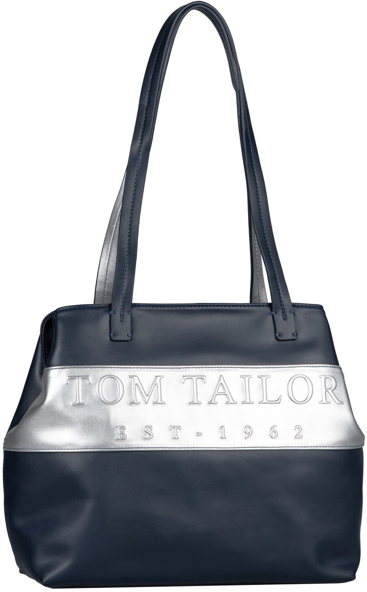 TOM TAILOR, RENEE, Dames, Shopper XL, L, Gemengd Blauw