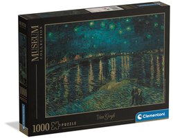 Clementoni - Puzzel - 1000 Stukjes - Museum Orsay Van Gogh - Puzzel Voor Volwassenen
