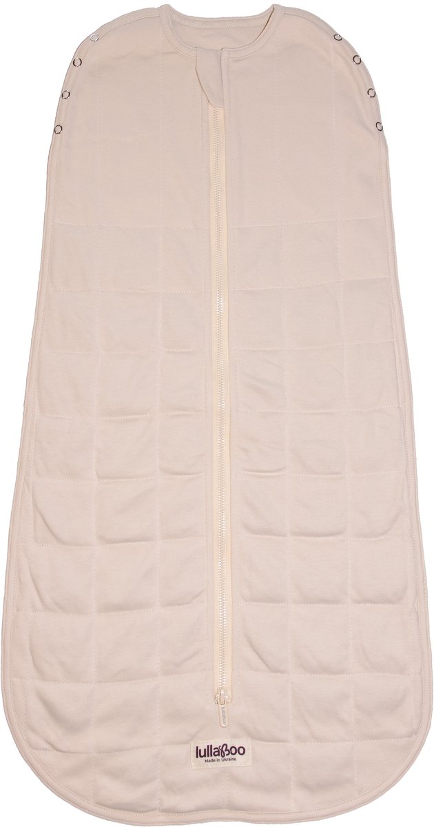 Baby Verzwaarde Slaapzak 3-12 mnd (maat S) - met knopen - Cremewit - TOG 1.2 (Baby Weighted Sleeping Bag Lullaboo)