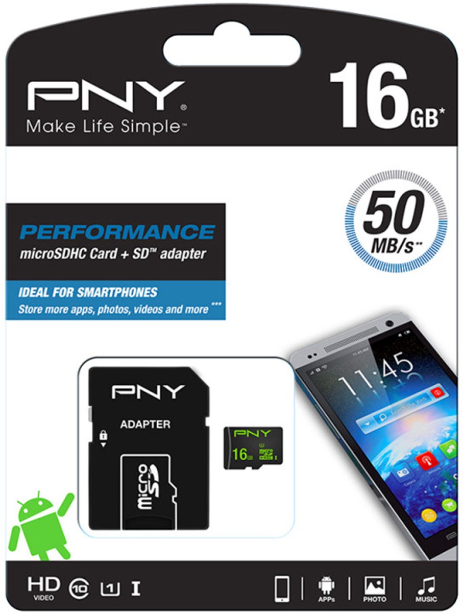 MICRO-SD 50MB/S 16GB