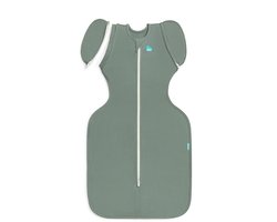 Love to Dream™ Babyslaapzak Swaddle Up™ - Inbakeren afbouwen - Baby 3-6 maanden - 6-8.5 kg - All Season - Dark Olive