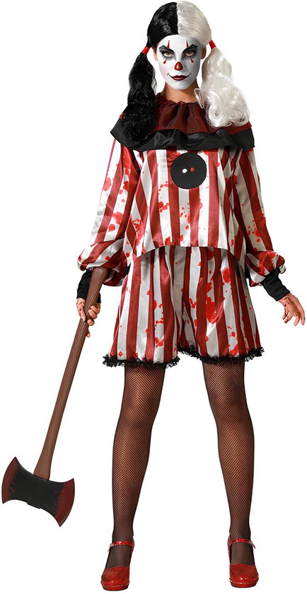 W WIDMANN MILANO Party Fashion - Kostuum Killer Clown, circus, horror clown, Halloween