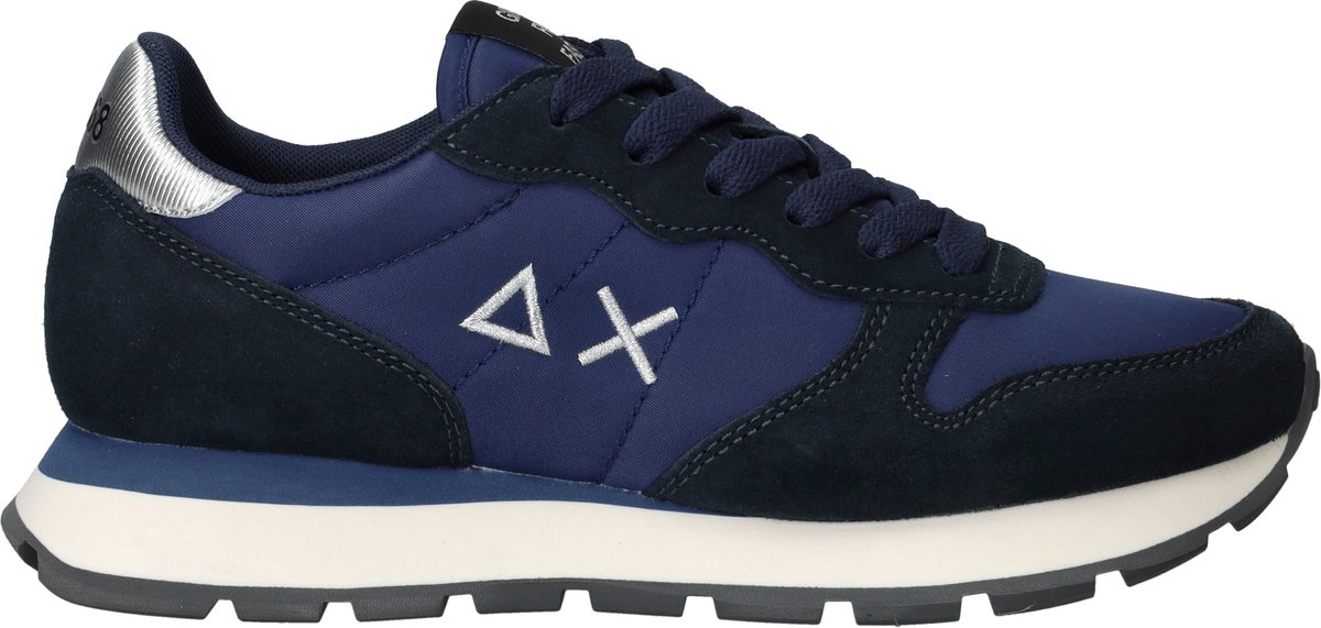 Sun68 Ally Solid Nylon Sneakers - Dames - Blauw - Maat 36