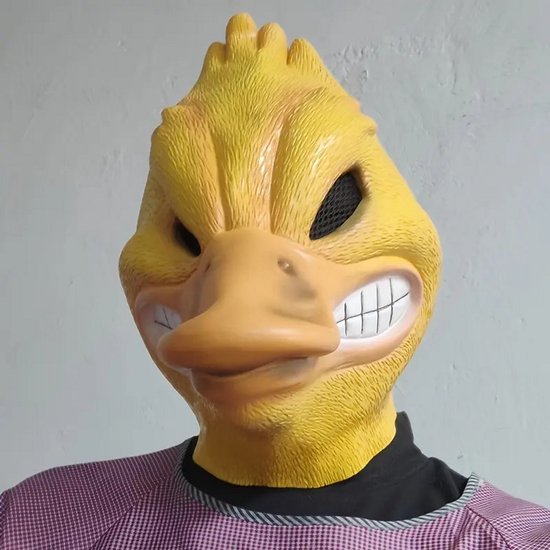 Eend masker - Dieren Masker - Grappig Masker - Eend - Halloween Masker - Carnaval Masker - Eng masker - Scary masker