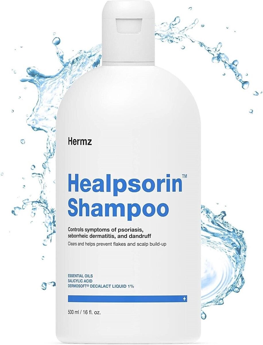 Dermz Healpsorin Shampoo voor Psoriasis & Seborrhoïsch Eczeem – 500 ml – Met Salicylzuur & Probiotica – Vegan & Dermatologisch getest
