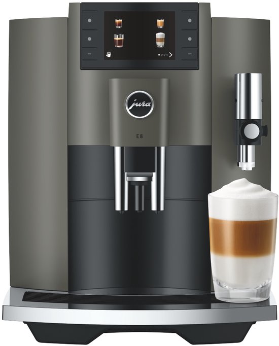 JURA - E8 Dark Inox (EC) - Volautomatische espressomachine