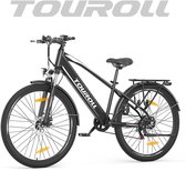 Bol.com Touroll J1 275 inch Trekking Bike met 250W Motor 36V 15.6Ah Batterij Max 100km Bereik 1.8" LCD Display Shimano 7-Speed S... aanbieding