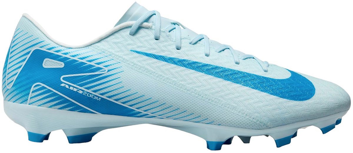 Nike Vapor 16 Academy voetbalschoenen voor heren in blauw, maat 47.5, met een gestroomlijnd ontwerp en gripnoppen.