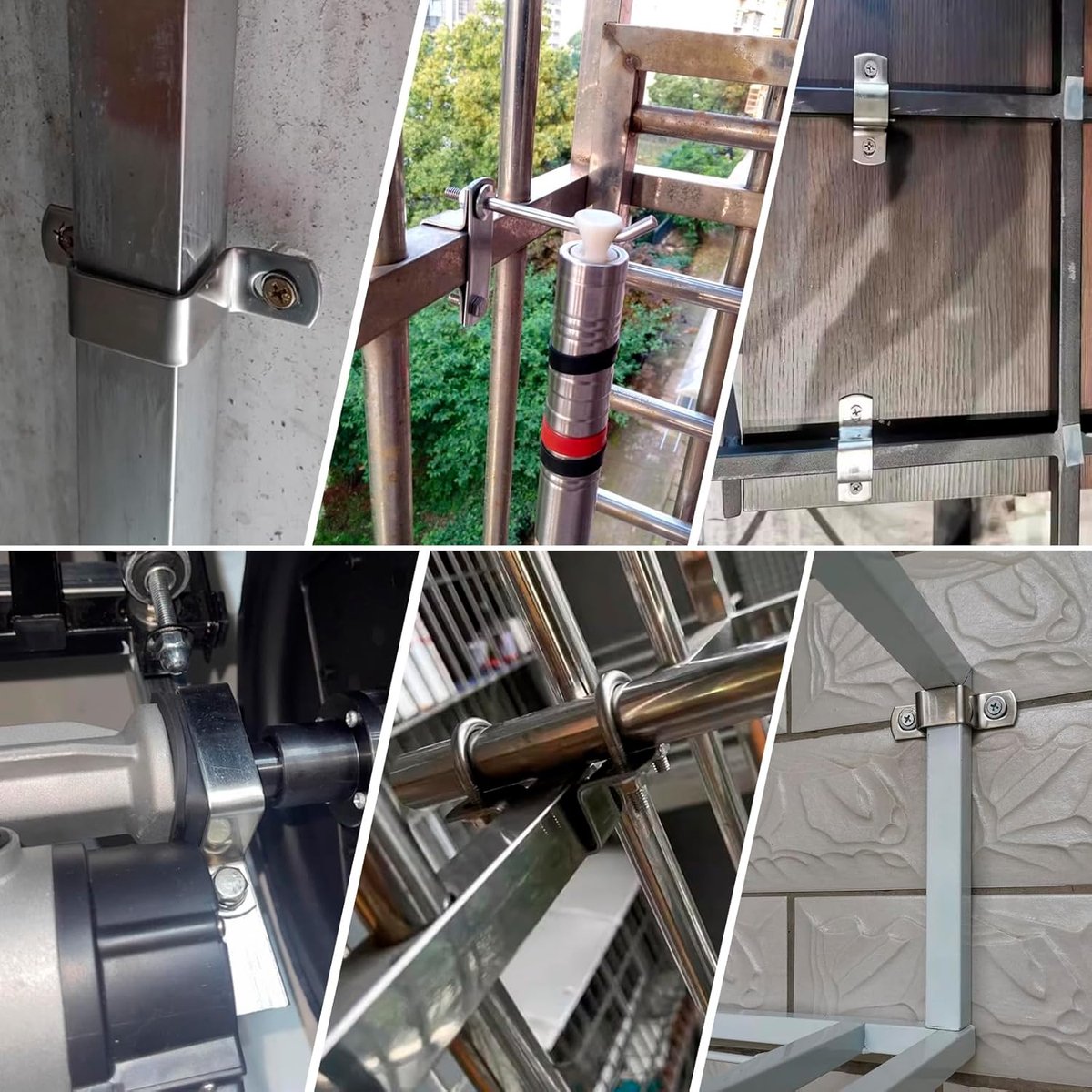 DROMET vierkante klem type C M8 49/90 (1 1/2) - UNITRAILER