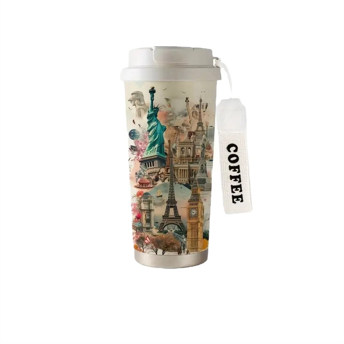 Reisbeker Thermo RVS Tumbler 530 ml City Highlights