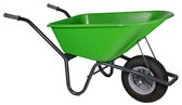Hummer klus tuinkruiwagen 100L gecoat lime groen