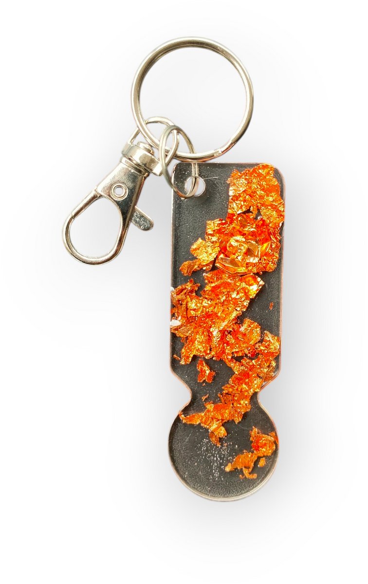 Resin Art JR: Winkelwagenmuntje / Muntje voor in winkelwagen / Sleutelhanger