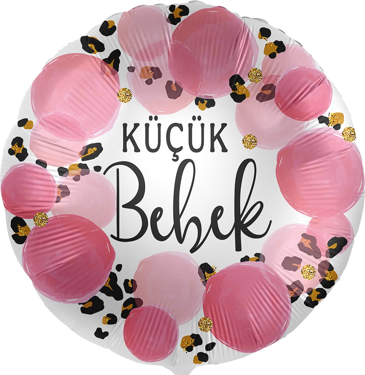 Folieballon “Küçük Bebek” – Roze – 43 cm (plat).