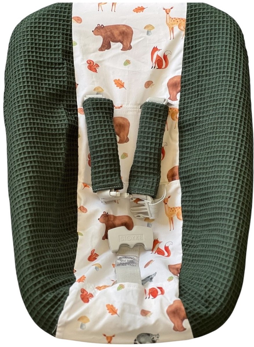 Stokke newborn hoes donker groen forest animal