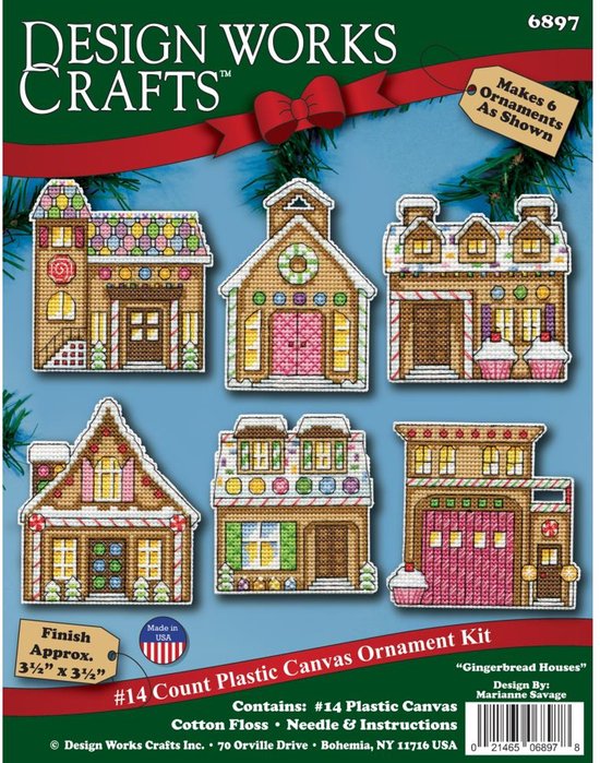 Design Works - Borduurset Gingerbread Houses - 6897