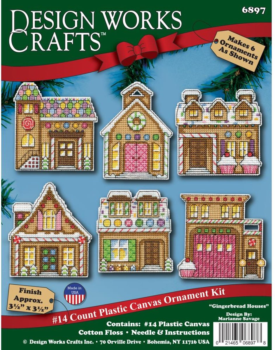Design Works - Borduurset Gingerbread Houses - 6897