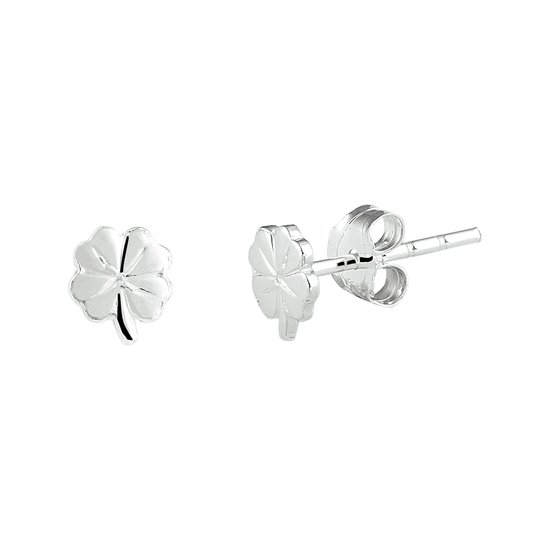 GLAMS - Boucles d'oreille clous Trèfles - Argent