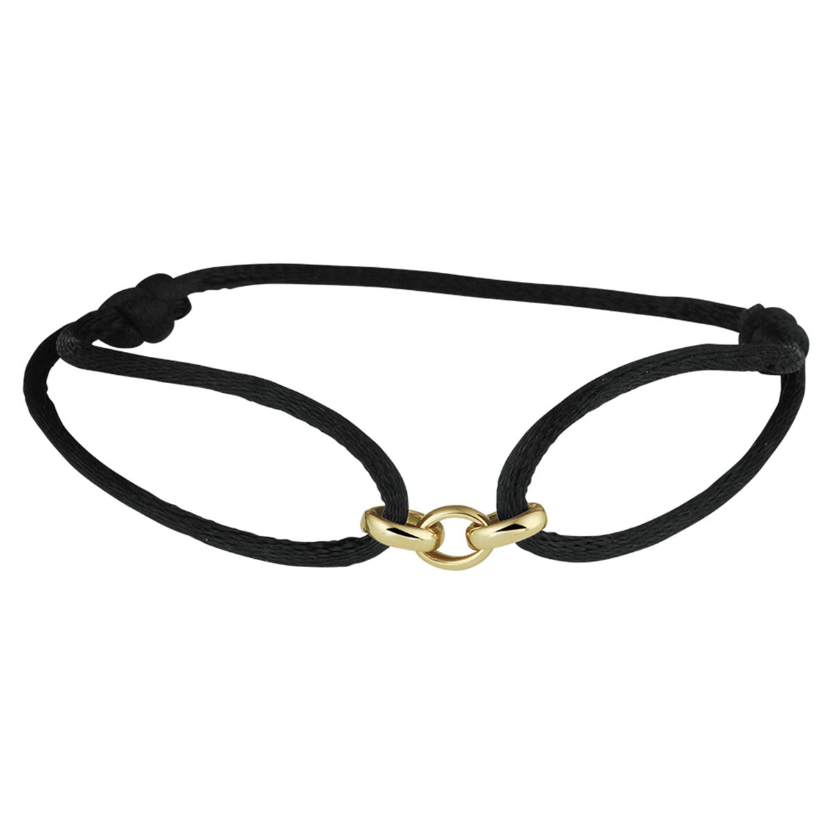 Marie Celeste armband satijn - Goud