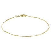 SPARKLE14 - Bracelet Singapour 1,1 mm 18 cm - Or